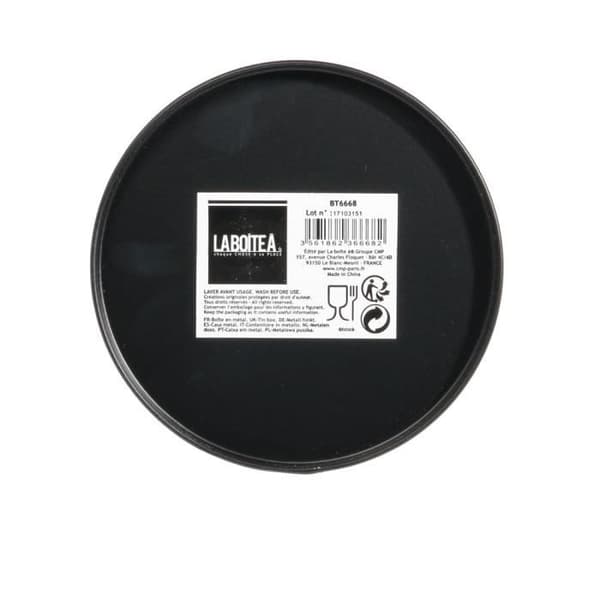 LA BOITE A Teburk BT6668 Mattsvart metall