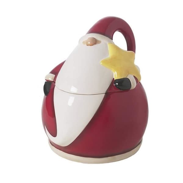 Excelsa Santa Claus Kex, Keramik, Röd, 14 x 15 x 18,5 cm - 43248