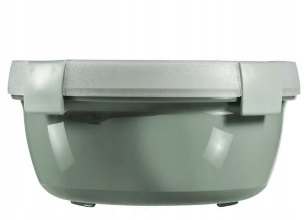 Curver 249953 Förvaringslåda, till GO Nomad Tallrikar 1L med Återvinningsbestick (Smart ECO Line) 198 x 198 x 66 mm