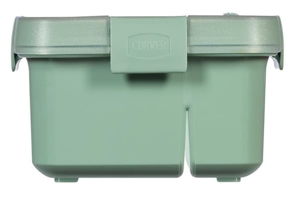 CURVER Förvaringslåda, to GO RECT 0,6L + 0,3L med Separator-Well (Smart ECO Line) 250000