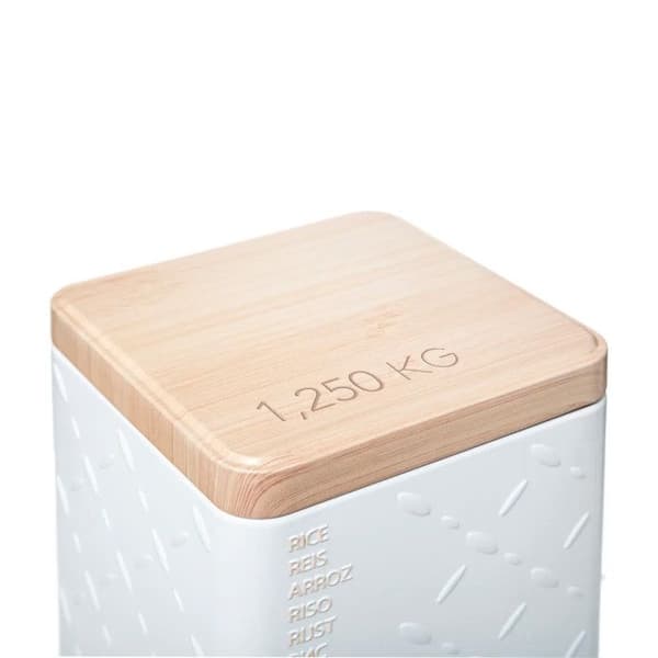Rislåda - PARIS PRIX - Scandi - Vit - Fyrkantig - 1,25 kg