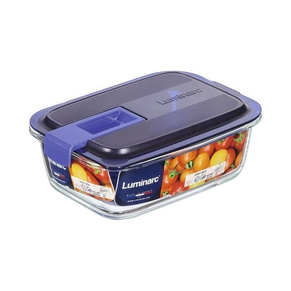 Luminarc Easy Box glasblå lufttät lunchlåda (6 enheter) (820 ml)