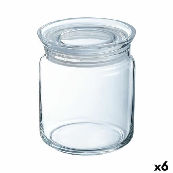 Luminarc Pav transparent silikonglasburk (1 L) (6 enheter)