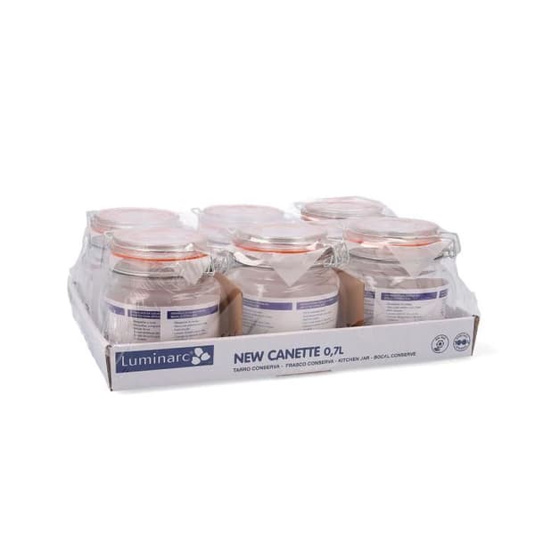 Quid Ny glasburk Transparent glasburk (0,7L) (Pack 6x)