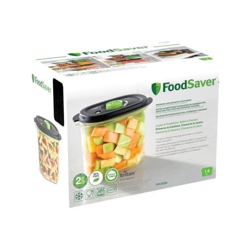 FoodSaver Preserve & Marinate FFC023X - matförvaringsbehållare - CrystalClear - 1.8 L