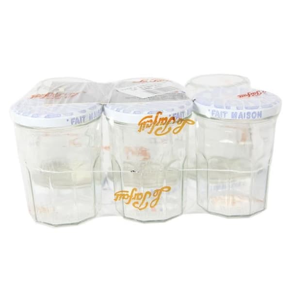 LE PARFAIT 1978009 Set med 6 syltburkar i glas - 385g - Genomskinlig