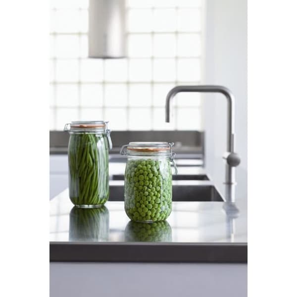 LE PARFAIT 1652075 Set med 3 glasburkar - 3L - D 100 - Transparent