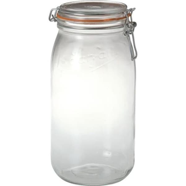 LE PARFAIT 1652075 Set med 3 glasburkar - 3L - D 100 - Transparent