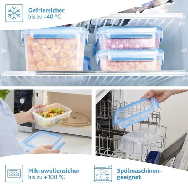 Clip &amp; Close EMSA matlåda 2,6L - Lufttät och luktsäker plast