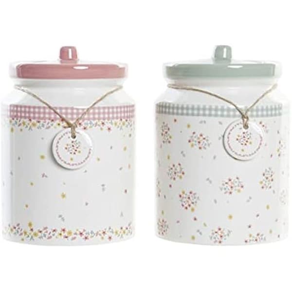 Flaska - DKD HEMINNREDNING - Standard - Grön och Rosa - 2,3 L - Dolomit