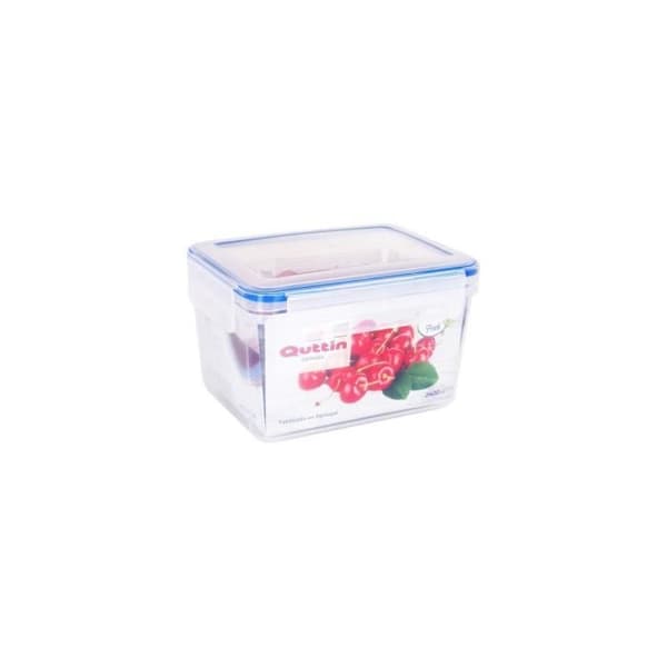 Lufttät Quttin L&amp;F Plastmatlåda 500 ml - 15 x 10 x 6 cm