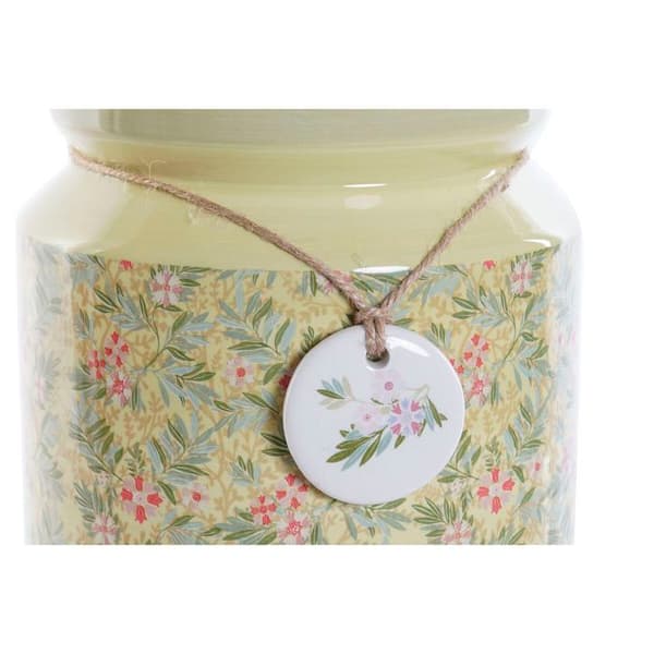 Bokal blommor DKD Home Decor (x2)