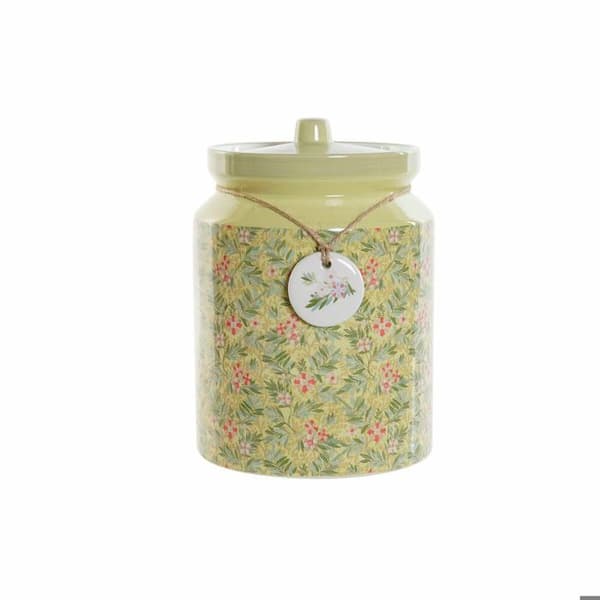 Bokal blommor DKD Home Decor (x2)