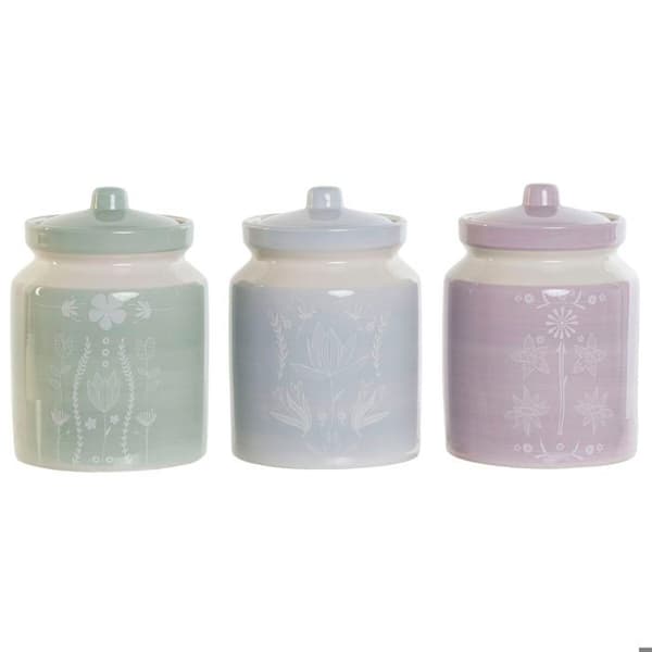 Boîte DKD Home Decor Dolomit 12x12x16 cm (x3)