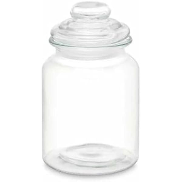 Glasburkar - VIVALTO - 900 ml - 12 enheter - Flerfärgad - Tål frys och diskmaskin