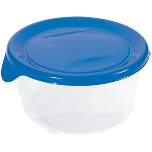 Förvaringslåda - CURVER - Fresh'n Go - 0,50L - Plast - Transparent/Blå - Mikrovågsugn