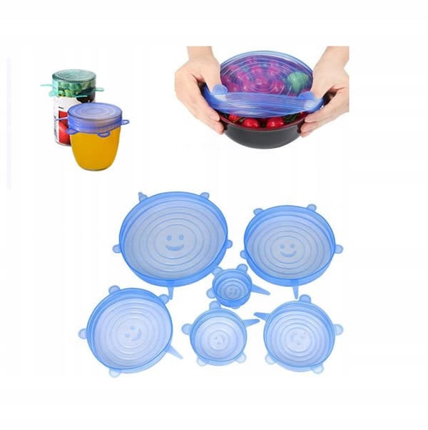 Set med 6 universella tallriksskydd