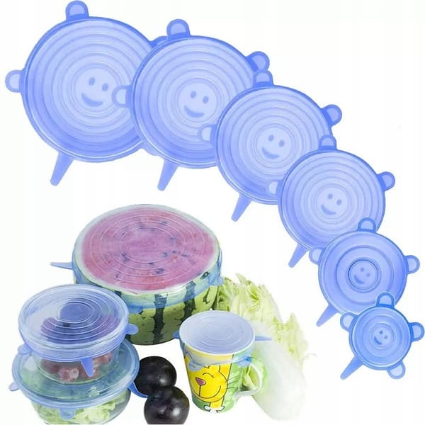 Set med 6 universella tallriksskydd