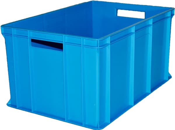 PLASTBEHÅLLARE 600x400x300 BLÅ