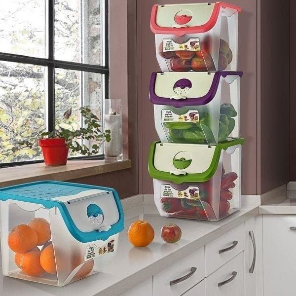 GRÖNTSAKSBEHÅLLARE LÖK POTATIS 12L 730512-S