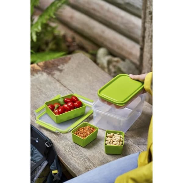 TEFAL Masterseal To Go Matlåda 2,3 L, 3 fack, 100% hermetisk, Utan BPA, 30 års garanti N1071610
