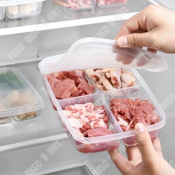 TD® Sub-food kylskåp förvaringsbox med lock förvaringsbox ovanpå vattentät fack finish box