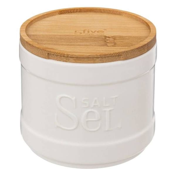 Saltbox - FIVE - Natureo - Vit white - 10,7 cm - Diskmaskinssäker