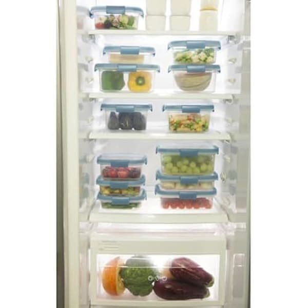 Förvaringsbehållare för livsmedel - Curver - Smart-Fresh-Eco - 5L - Grå/Transparent - 3-pack