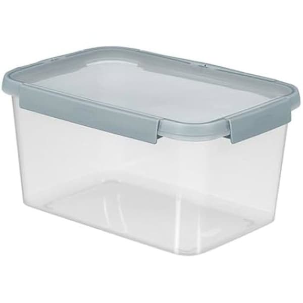 Förvaringsbehållare för livsmedel - Curver - Smart-Fresh-Eco - 5L - Grå/Transparent - 3-pack