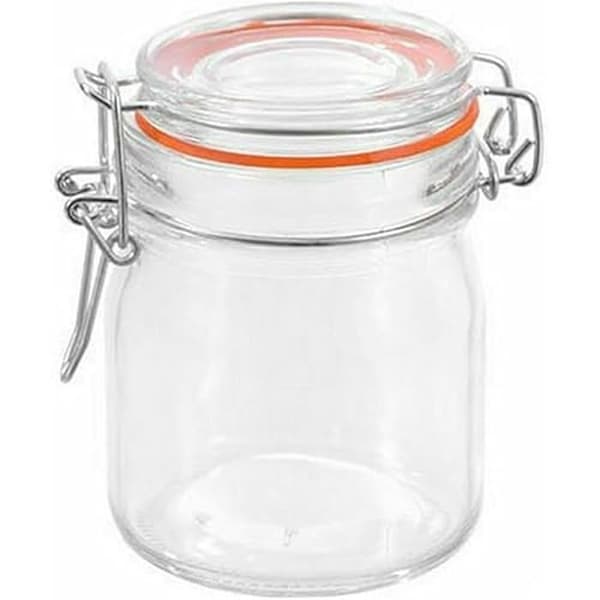 Lufttät glasburk - La Mediterránea - 150 ml - Flerfärgad - Mått 30 x 22 x 9 cm