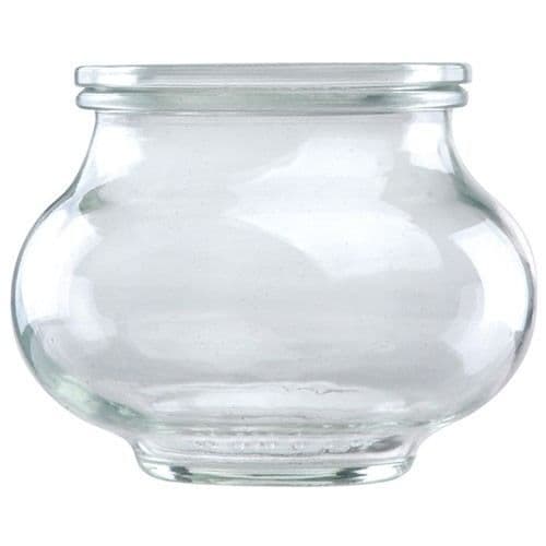 Set med 6 rustika burkar - 55 cL