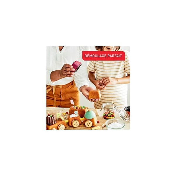 Tårtfoms - Tefal - J3089304 - Non-stick - Stapelbar - Lätt att lossa