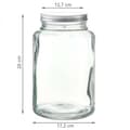Miniatyrbild 3 av 3: Tjock glasburk 5 liter Transparent