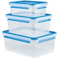 Miniatyrbild 1 av 3: EMSA Set med 3 Clip&amp;Close 3D-matbehållare - 1/2,3/3,7 L - Plast