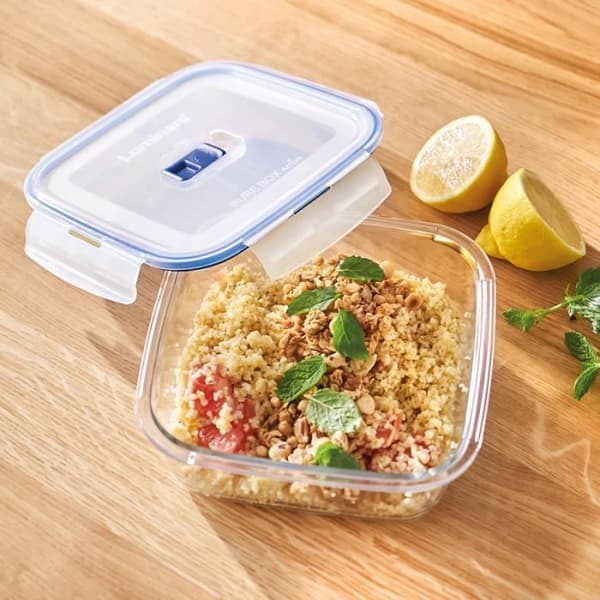 Fyrkantig box 76cl Pure Box Active - Luminarc - extra motståndskraftig och lufttätt härdat glas
