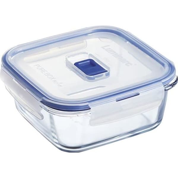 Fyrkantig box 76cl Pure Box Active - Luminarc - extra motståndskraftig och lufttätt härdat glas
