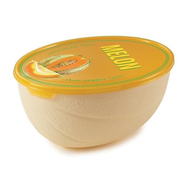 Förvaringslåda - TREND'UP - Melon 2 L - Set om 2 - Tål frys - Tål diskmaskin