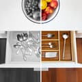Miniatyrbild 5 av 6: Relaxdays Bestick Organizer i Natural Bamboo Köksredskapsbricka - 10018886