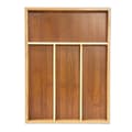 Miniatyrbild 1 av 6: Relaxdays Bestick Organizer i Natural Bamboo Köksredskapsbricka - 10018886