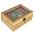 Miniatyrbild 2 av 4: Wenco - 555128 - Premium teask i bambu med 6 fack Ljusbrun 21,7 x 16 x 9 cm