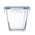 Miniatyrbild 4 av 4: LUMINARC Fyrkantig låda Ren låda aktiv 75 cl transparent + transparent och blått lock