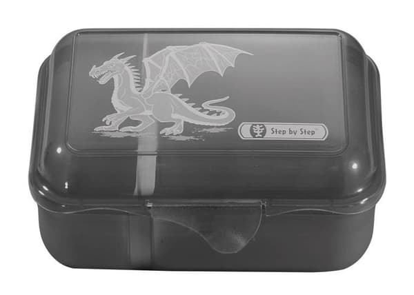 Steg för steg Svart matlåda för tjejer och killar - Matlåda Dragon Drako 154343