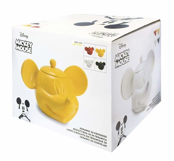 Förvaringsboxar - lufttäta lådor Toy joy - 62129 - Joy Toy Mickey Mouse 3D KEKSDOSE 25X17X20 CM Gul