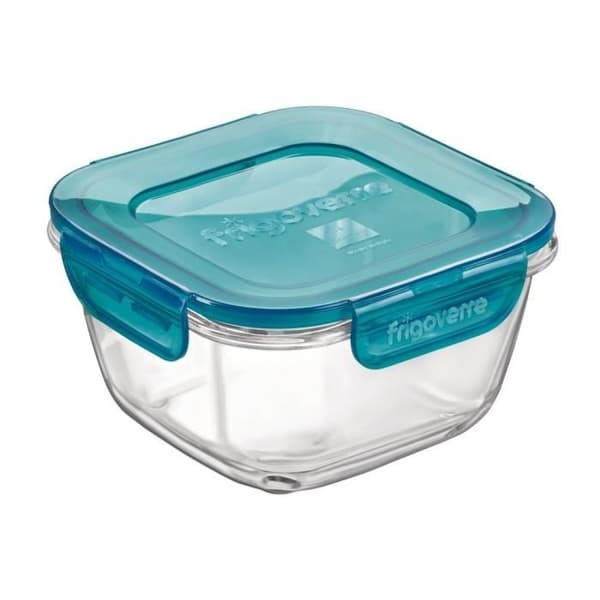 Glaslåda - Bormioli - NEURE - 12x12 cm - Lufttät - Transparent - Stapelbar