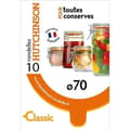 Miniatyrbild 1 av 3: Universella brickor - HUTCHINSON - D 80 / 56 x 2,5 mm - Paket om 10 - Gummi - Kompatibla med burkar