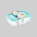 Miniatyrbild 1 av 4: Förvaringslådor - hermetiska lådor Katex - 823735 - Set med rektangulära multiboxar 750 ml, 1000 ml, 1500 ml - E-482