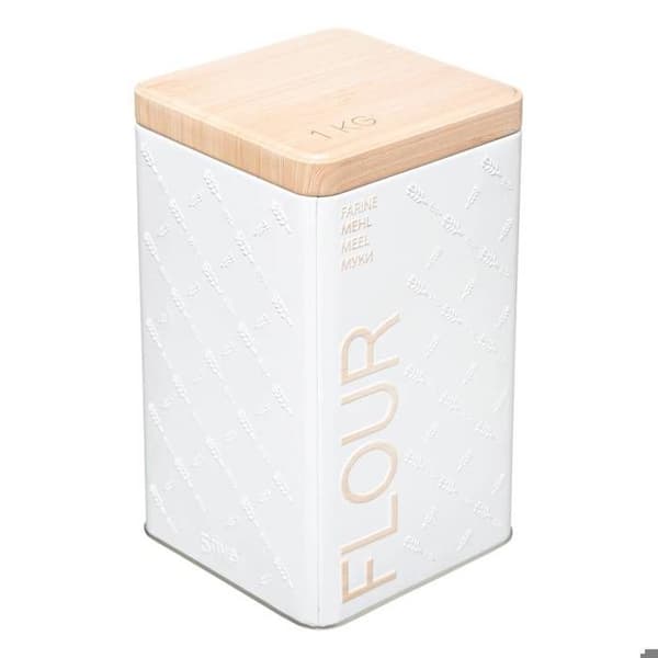 Mjöllåda - FEM - Scandi - Metall - 1kg - Vit - 18,5 cm