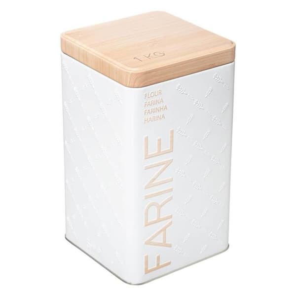 Mjöllåda - FEM - Scandi - Metall - 1kg - Vit - 18,5 cm