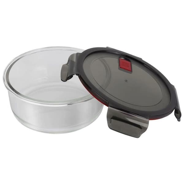 ZWILLING Gusto - Lufttät förvaringsbehållare (rund 1300 ml) - Borosilikatglas