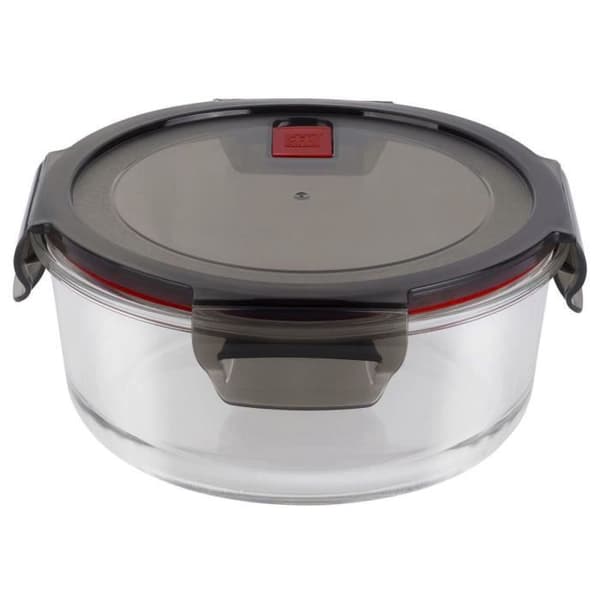 ZWILLING Gusto - Lufttät förvaringsbehållare (rund 1300 ml) - Borosilikatglas
